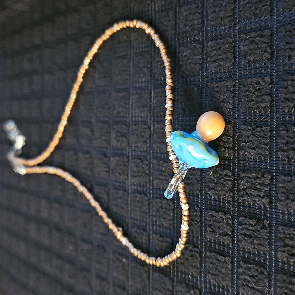 Mushroom Pendant Necklace